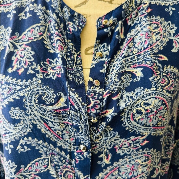 Blue Floral Tunic / Dress - Picture 4 of 8